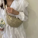 sac esthétique en paille pour femme