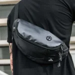 pochette cuir PU homme tendance