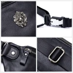 pochette banane cuir véritable RAELLN