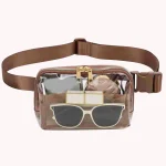 sac porté ceinture femme transparent