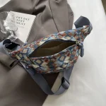 pochette banane élégante en velours