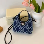 pochette à bandoulière en jean pour femme