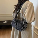 pochette en denim TIESSIE pour femme
