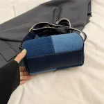 pochette en denim femme