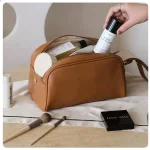 pochette de toilette avec double fermeture éclair