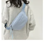 pochette tendance femme en velours côtelé