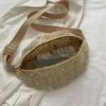 pochette en paille pratique pour femme