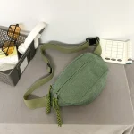 sac à dos banane pour femme en velours