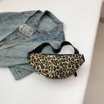 accessoire mode femme pochette banane léopard