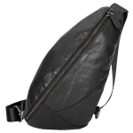 sacoche banane cuir véritable homme