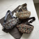 sac banane femme velours côtelé