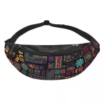 pochette banane pour homme DAIGUO imprimé ethnique africain