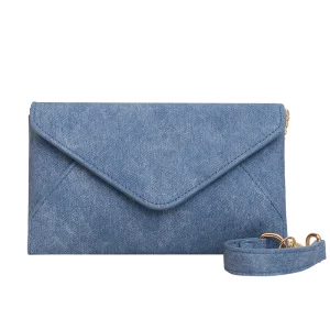 pochette femme en jean avec chaîne