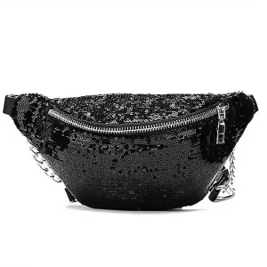 pochette banane pour femme SWIEL à paillettes