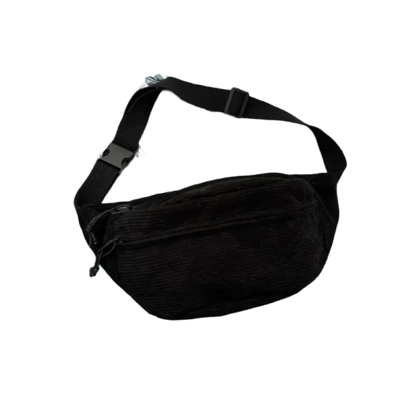 Pochette Banane pour Femme VEGIS en velours côtelé