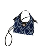 pochette femme en jean SWEN à bandoulière matelassé
